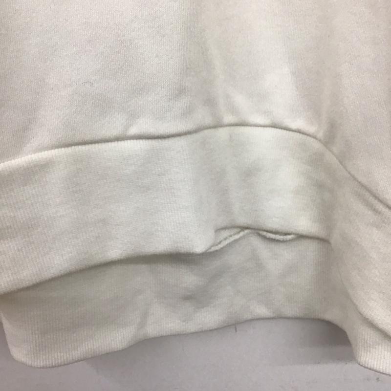 サマンサモスモス Samansa Mos2 トレーナー 長袖 長袖トレーナー スウェット クルーネック プルオーバー FREE ロゴ、文字 白 / ホワイト /  レディース USED 古着 中古 10142505