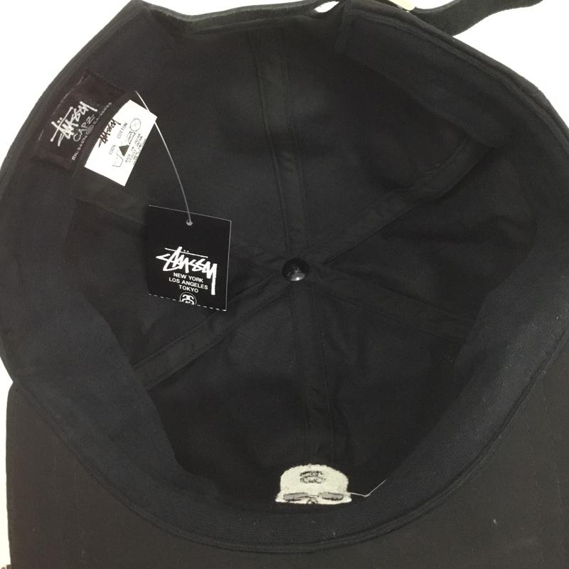 ステューシー STUSSY 帽子 キャップ mastermind JAPAN 6 Panel Ballcap タグ付き スカル 黒 / ブラック /  メンズ USED 古着 中古 10133400