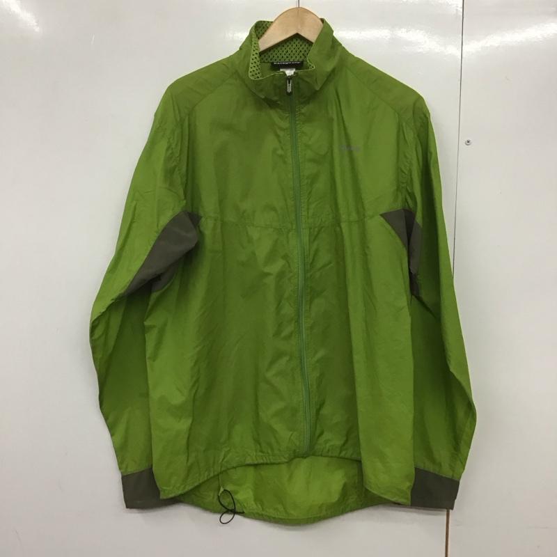 パタゴニア patagonia ジャケット、上着 ジャンパー、ブルゾン M ロゴ、文字 X プリント 緑 / グリーン /  メンズ USED 古着 中古 10143293