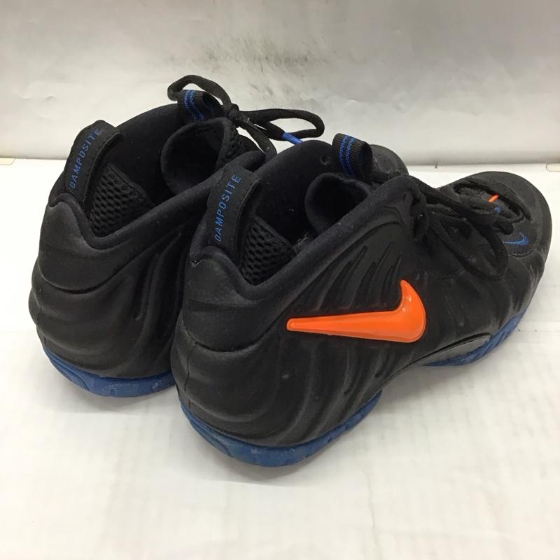 ナイキ NIKE スニーカー スニーカー 624041-010 AIR FOAMPOSITE PRO 27.5cm 27.5cm ロゴ、文字 黒 / ブラック / X 橙 / オレンジ / X 青 / ブルー /  メンズ USED 古着 中古 10114252