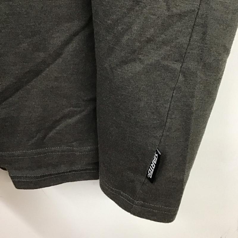 スターター STARTER Tシャツ 半袖 ST-ST163 ビリヤードプリント バックプリント クルーネック XL ロゴ、文字 チャコールグレー / チャコールグレー /  メンズ USED 古着 中古 10129119