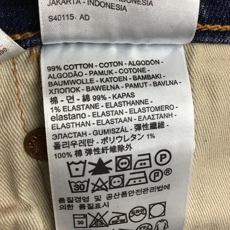 リーバイストラウスアンドコー Levi Strauss & co. パンツ デニム、ジーンズ デニムパンツ ワイドパンツ カジュアルパンツ ストレッチパンツ 34インチ 無地 インディゴ / インディゴ /  メンズ USED 古着 中古 10136581