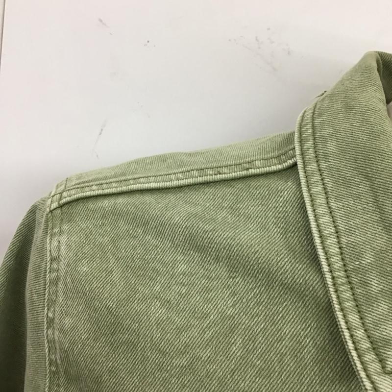 ザラ ZARA ジャケット、上着 ジャケット、ブレザー 4454 401 505 コットン L 無地 カーキ / カーキ /  メンズ USED 古着 中古 10119153