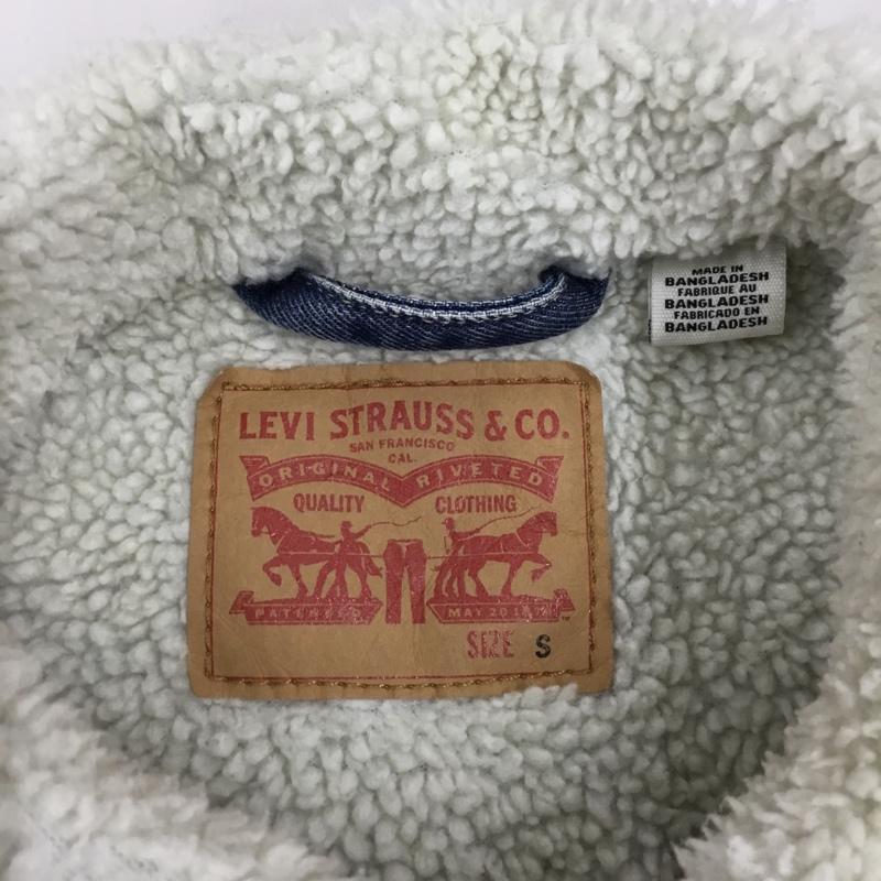 リーバイストラウスアンドコー Levi Strauss & co. ジャケット、上着 ジャケット、ブレザー デニムジャケット カラーボアジャケット Gジャン S 無地 インディゴ / インディゴ /  メンズ USED 古着 中古 10115029