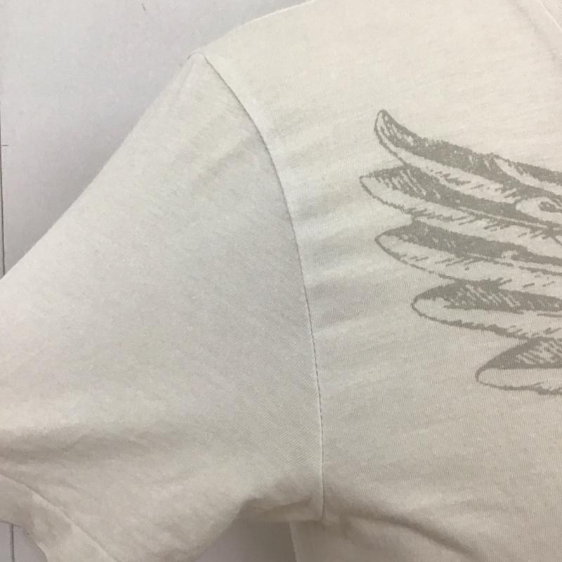 アルマーニエクスチェンジ A/X ARMANIEXCHANGE Tシャツ 半袖 Vネック S ロゴ、文字 白 / ホワイト /  メンズ USED 古着 中古 10116807