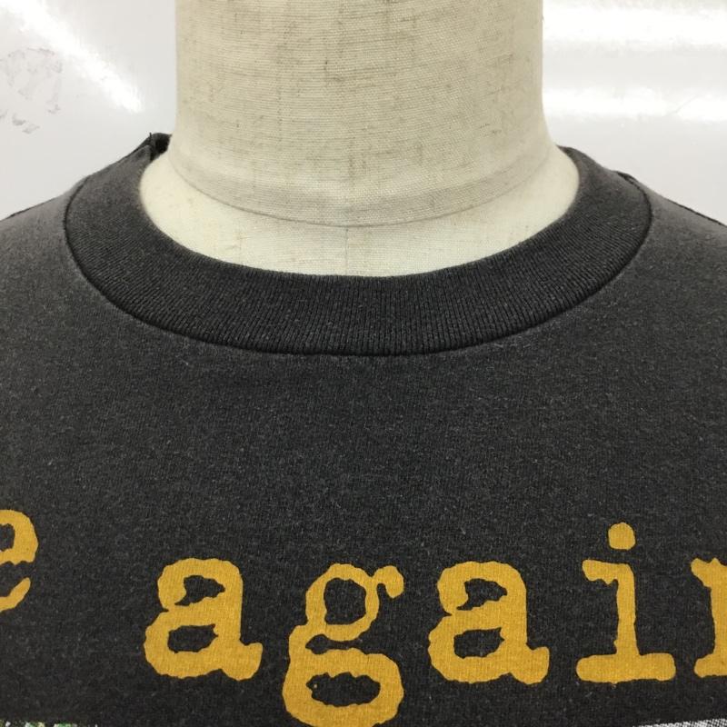 古着 USED Tシャツ 半袖 半袖カットソー プリントTシャツ クルーネックカットソー バンドTシャツ リプリント rageagainst プリント 黒 / ブラック /  メンズ USED 古着 中古 10120824