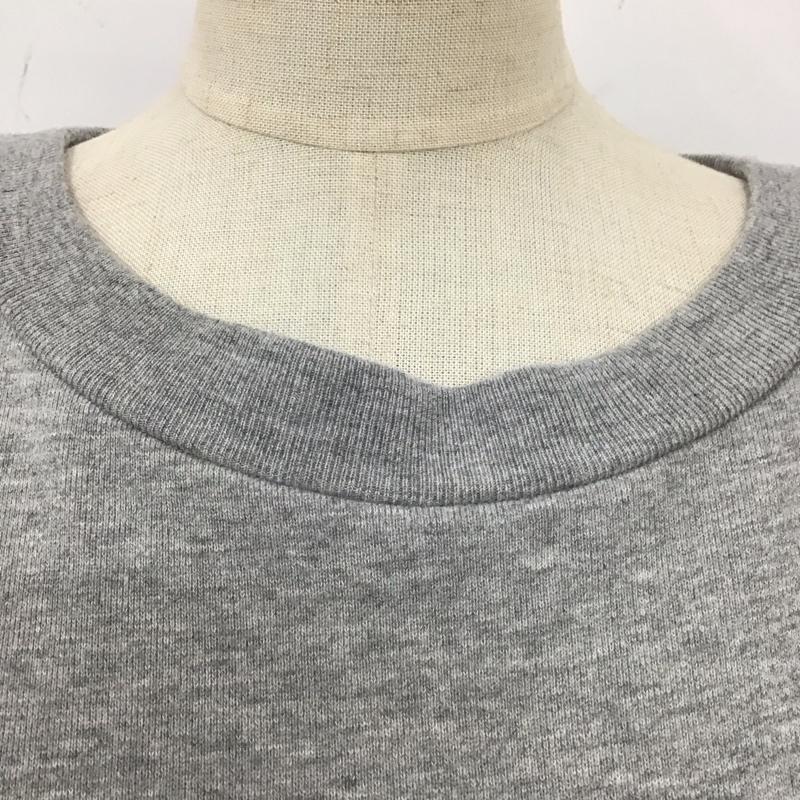 ミルクフェド MILKFED. ワンピース ロングスカート 03184951 スリーブロゴ スウェット ロゴ、文字 灰 / グレー /  レディース USED 古着 中古 10112020