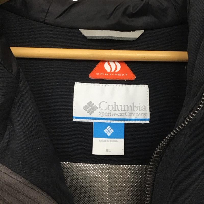 コロンビア Columbia ジャケット、上着 ジャンパー、ブルゾン 217 pm5513 ホワイトストーンパークジャケット XL ロゴ、文字 黒 / ブラック /  メンズ USED 古着 中古 10145326