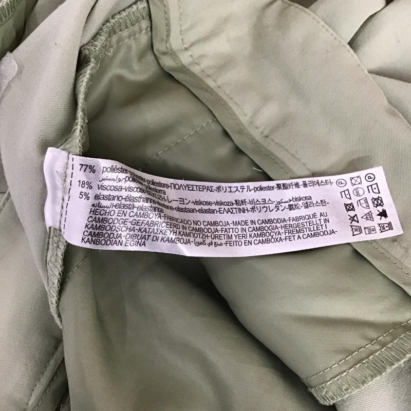 ザラ ZARA ボトムス ボトムス 8372 054 526 ハイウエストパンツ ワイドパンツ タックパンツ S 無地 薄緑 / ライトグリーン /  レディース USED 古着 中古 10118748