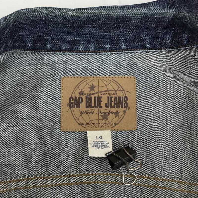 ギャップ GAP ジャケット、上着 ジャケット、ブレザー GAP BLUE JEANS デニムジャケット L 無地 インディゴ / インディゴ /  メンズ USED 古着 中古 10136061