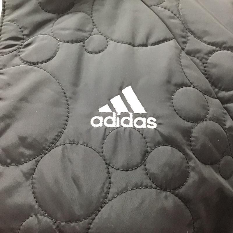 アディダス adidas ジャケット、上着 ジャンパー、ブルゾン S03637 キルティングパーカー ITX50 タグ付き M 無地 黒 / ブラック /  レディース USED 古着 中古 10113267