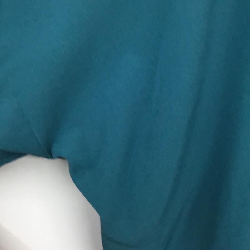 オズモーシス OSMOSIS シャツ、ブラウス 長袖 796010-596B リブ切替ブラウス ONE SIZE 無地 青 / ブルー /  レディース USED 古着 中古 10144643