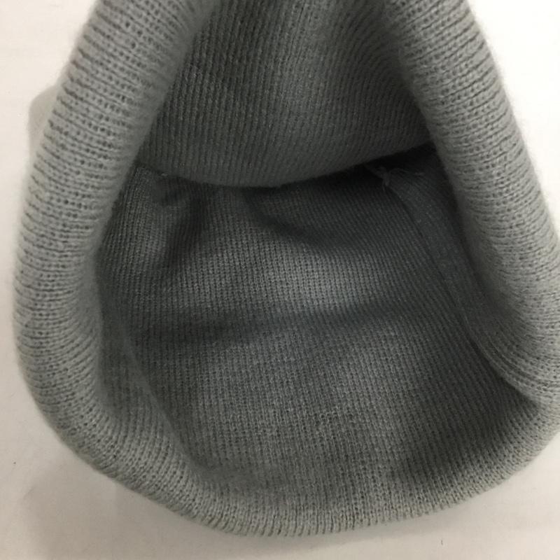 ニューエラ NEW ERA 帽子 ニット帽 ロゴ、文字 灰 / グレー /  メンズ USED 古着 中古 10136953