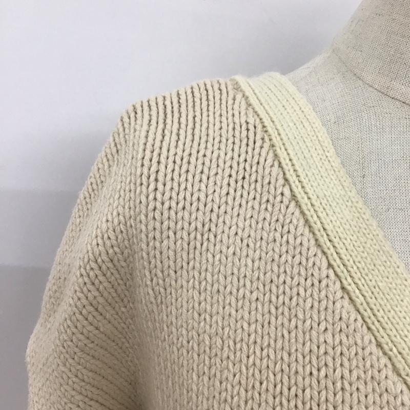 マウジー MOUSSY ニット、セーター 長袖 010CAS70-6680 CABLE LAYERED KNIT レイヤード風 FREE  アイボリー / アイボリー /  レディース USED 古着 中古 10108446