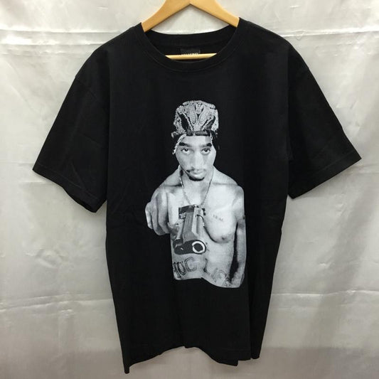 古着 USED Tシャツ 半袖 半袖カットソー プリントTシャツ クルーネックカットソー バンドTシャツ L プリント 黒 / ブラック /  メンズ USED 古着 中古 10108338