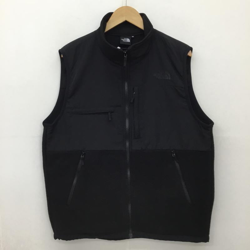 ザノースフェイス THE NORTH FACE ジャケット、上着 ダウンベスト NA72453 DENALI VEST フリースベスト M ロゴ、文字 黒 / ブラック /  メンズ USED 古着 中古 10137326