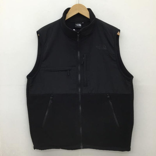 ザノースフェイス THE NORTH FACE ジャケット、上着 ダウンベスト NA72453 DENALI VEST フリースベスト M ロゴ、文字 黒 / ブラック /  メンズ USED 古着 中古 10137326