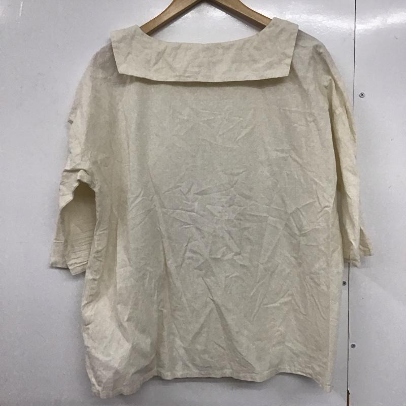 サマンサモスモス Samansa Mos2 シャツ、ブラウス 半袖 半袖シャツ 無地シャツ 丸襟 FREE 無地 白 / ホワイト /  レディース USED 古着 中古 10142696