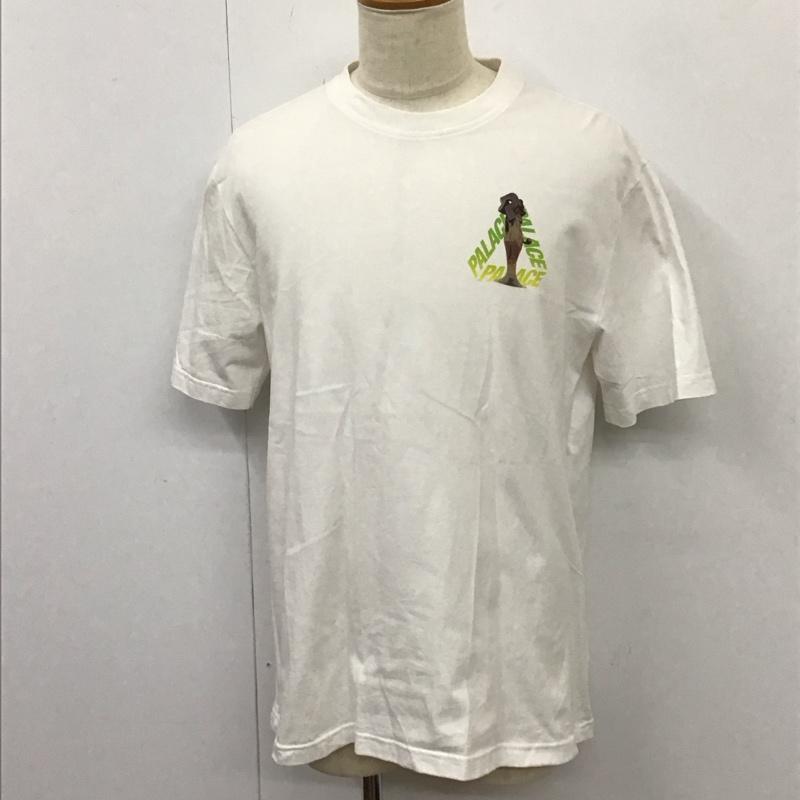 パレス PALACE Tシャツ 半袖 半袖カットソー プリントTシャツ クルーネックカットソー L プリント 白 / ホワイト /  メンズ USED 古着 中古 10115610