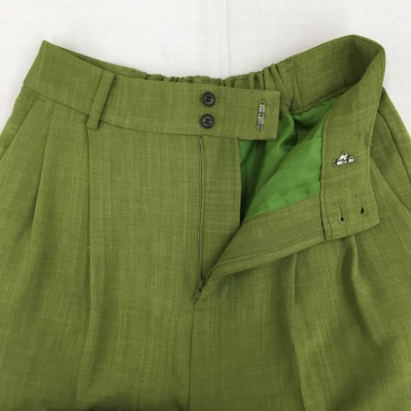 ジーナシス JEANASIS パンツ スラックス FREE 無地 緑 / グリーン /  レディース USED 古着 中古 10139677