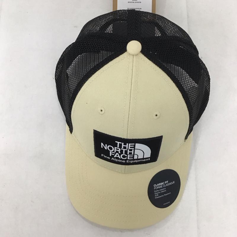 ザノースフェイス THE NORTH FACE 帽子 キャップ NF0A5FXA MUDDER TRUCKER メッシュキャップ タグ付き ロゴ、文字 ベージュ / ベージュ /  メンズ USED 古着 中古 10132510