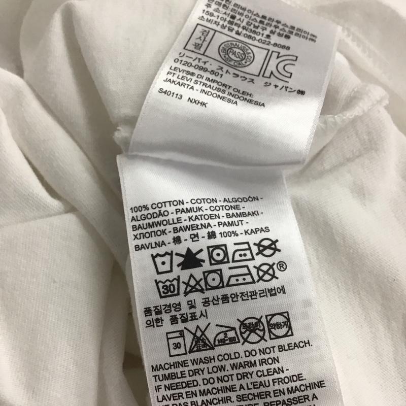 リーバイス Levi s Tシャツ 半袖 M プリント 白 / ホワイト /  メンズ USED 古着 中古 10134914