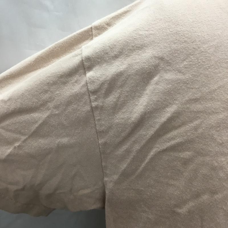 ヘッドグーニー HEADGOONIE Tシャツ 半袖 半袖カットソー プリントTシャツ クルーネックカットソー XL プリント 桃 / ピンク /  メンズ USED 古着 中古 10119412