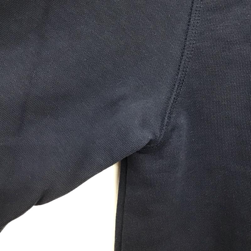 ザラ ZARA ポロシャツ 長袖 長袖ポロシャツ スウェット 長袖カットソー M 無地 紺 / ネイビー /  メンズ USED 古着 中古 10136718