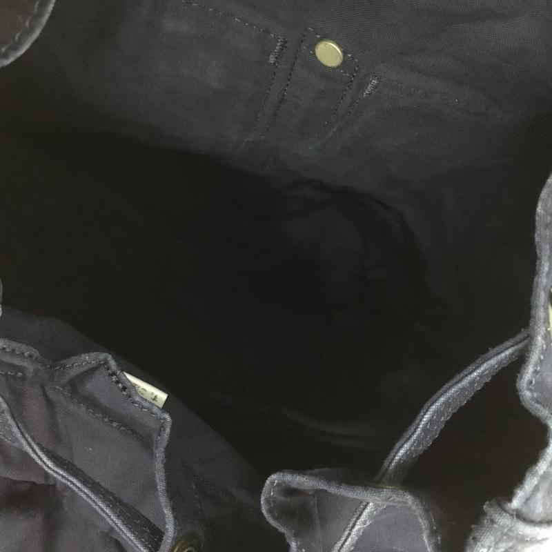 ポーター PORTER リュックサック、デイパック リュックサック、デイバッグ DEEP BLUE RUCKSACK 藍染め ロゴ、文字 インディゴ / インディゴ /  メンズ USED 古着 中古 10149681