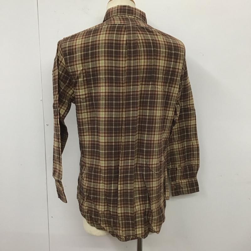 ブルックスブラザーズ BROOKS BROTHERS シャツ、ブラウス 長袖 長袖シャツ カラーシャツ ポケットシャツ 長袖カットソー チェックシャツ M チェック マルチカラー / マルチカラー /  メンズ USED 古着 中古 10112588