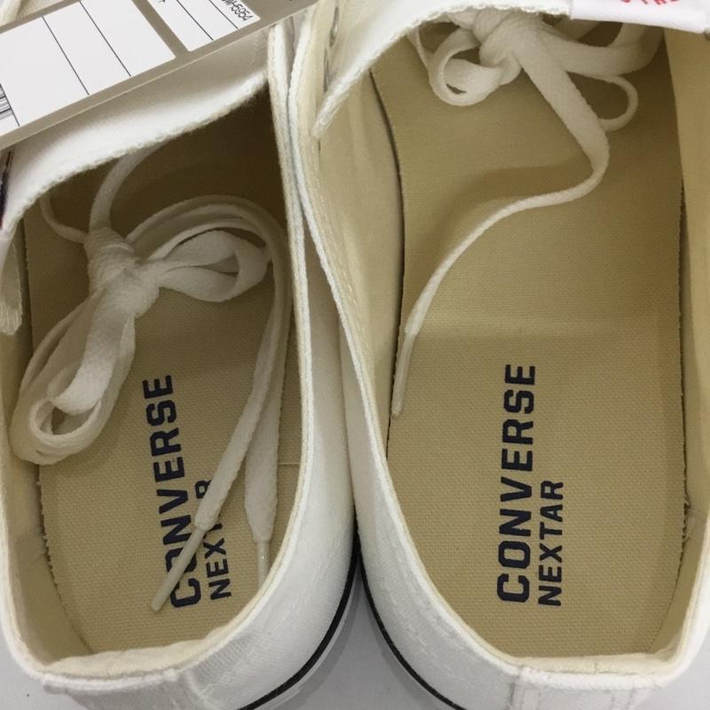 コンバース CONVERSE スニーカー スニーカー 32765140 nextar 110 ox 27.5cm 箱有 27.5cm ロゴ、文字 白 / ホワイト /  メンズ USED 古着 中古 10131677