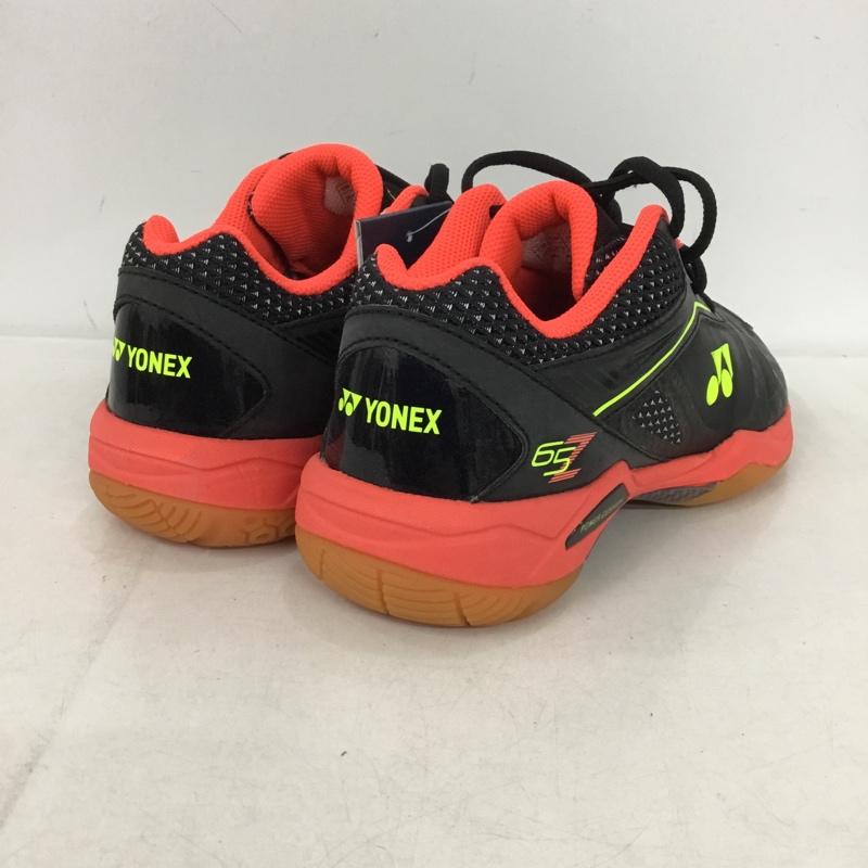 ヨネックス YONEX スニーカー スニーカー SHB65Z パワークッション65Z 23.5cm バドミントンシューズ 箱有 23.5cm ロゴ、文字 黒 / ブラック / X 赤 / レッド / X 黄 / イエロー /  レディース USED 古着 中古 10149906