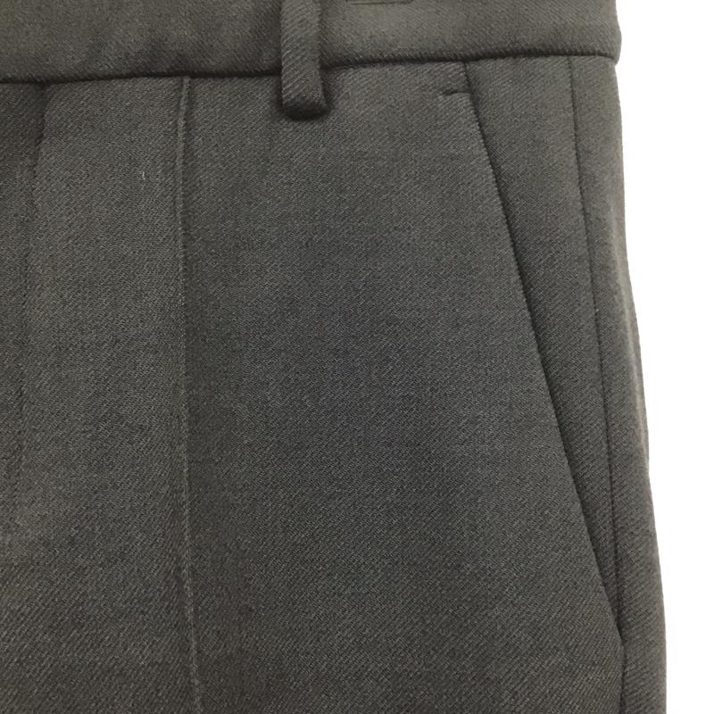 プランシー PLAN C パンツ スラックス pncaa06l00 ストレートパンツ スラックス センタータックパンツ ストレッチ 38 無地 灰 / グレー /  レディース USED 古着 中古 10108645