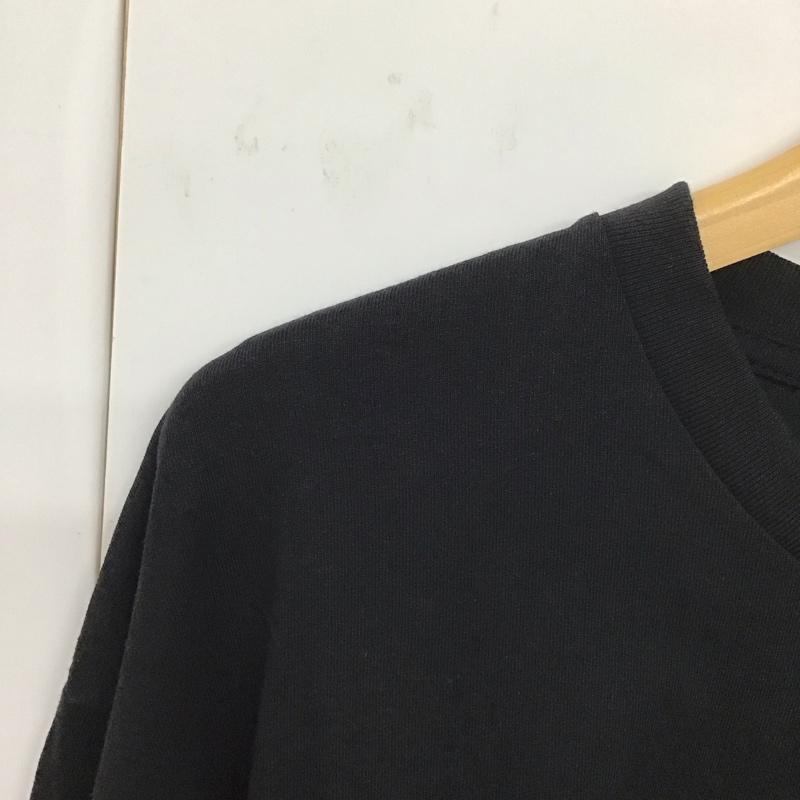 ベイプ BAPE カットソー 長袖 長袖カットソー プリントカットソー クルーネック XXL プリント 黒 / ブラック /  メンズ USED 古着 中古 10130681