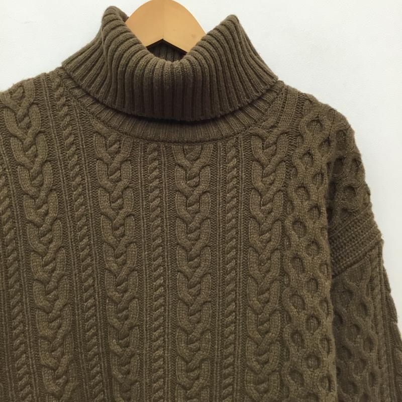 マカフィー MACPHEE ニット、セーター 長袖 S  ダークブラウン / ダークブラウン /  レディース USED 古着 中古 10142557