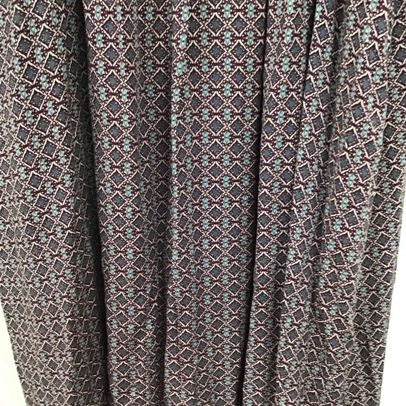 シップス SHIPS ワンピース ロングスカート 724-54-0056 長袖 FREE 総柄 紫 / パープル /  レディース USED 古着 中古 10146492