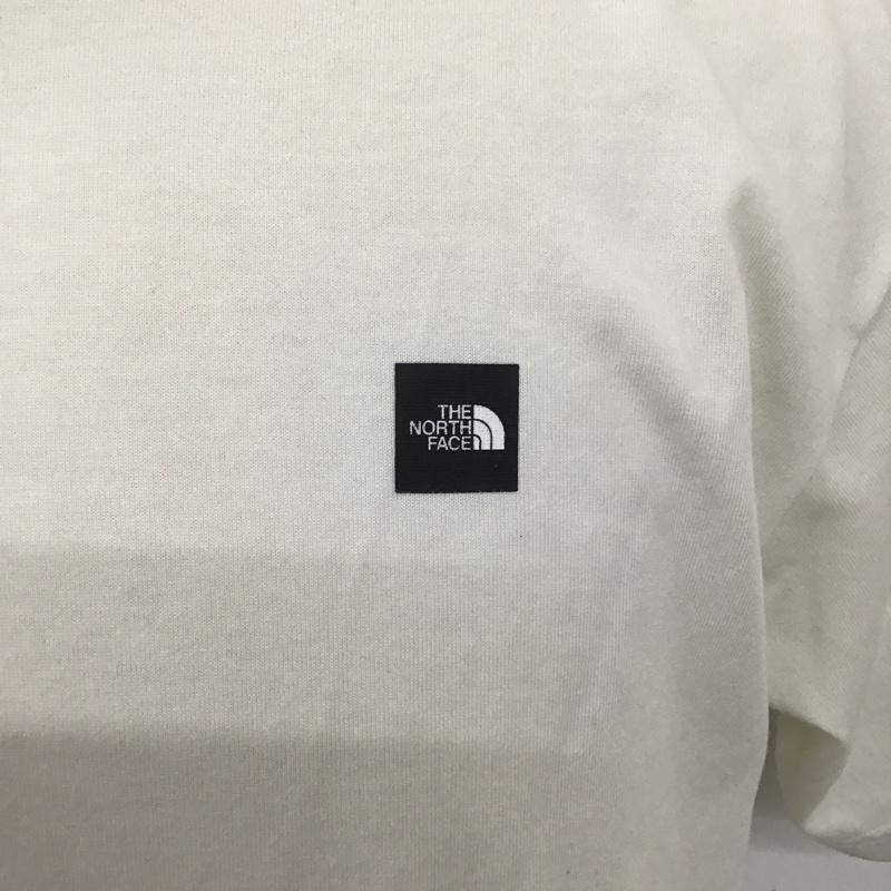 ザノースフェイス THE NORTH FACE Tシャツ 半袖 NT32445 ショートスリーブスモールボックスロゴティー 半袖カットソー L ロゴ、文字 白 / ホワイト /  メンズ USED 古着 中古 10120321