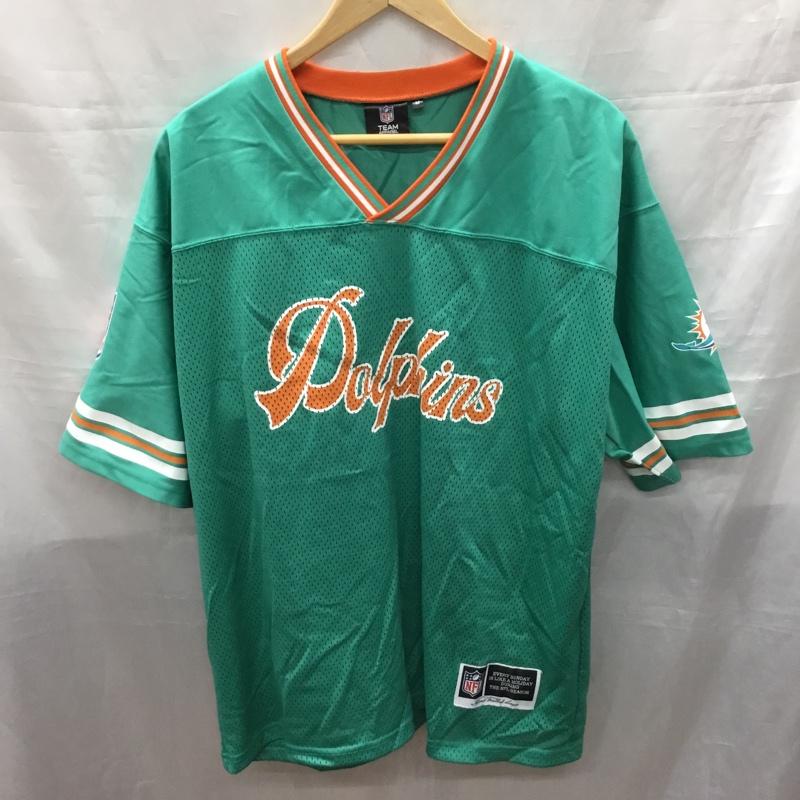 古着 USED Tシャツ 半袖 MC22SM04-M0002 NFL ラインリブBIGT チームロゴ ゲームシャツ M ロゴ、文字 緑 / グリーン / X 橙 / オレンジ / X 白 / ホワイト /  メンズ USED 古着 中古 10119325