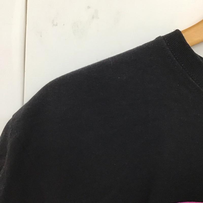 ステューシー STUSSY Tシャツ 半袖 L ロゴ、文字 黒 / ブラック /  メンズ USED 古着 中古 10132421