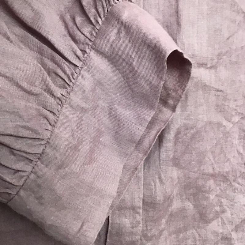 ミラオーウェン Mila Owen セットアップ セットアップ 09WF0212012 ニットドッキングワンピース シャツセットアップ 1 無地 紫 / パープル /  レディース USED 古着 中古 10142272