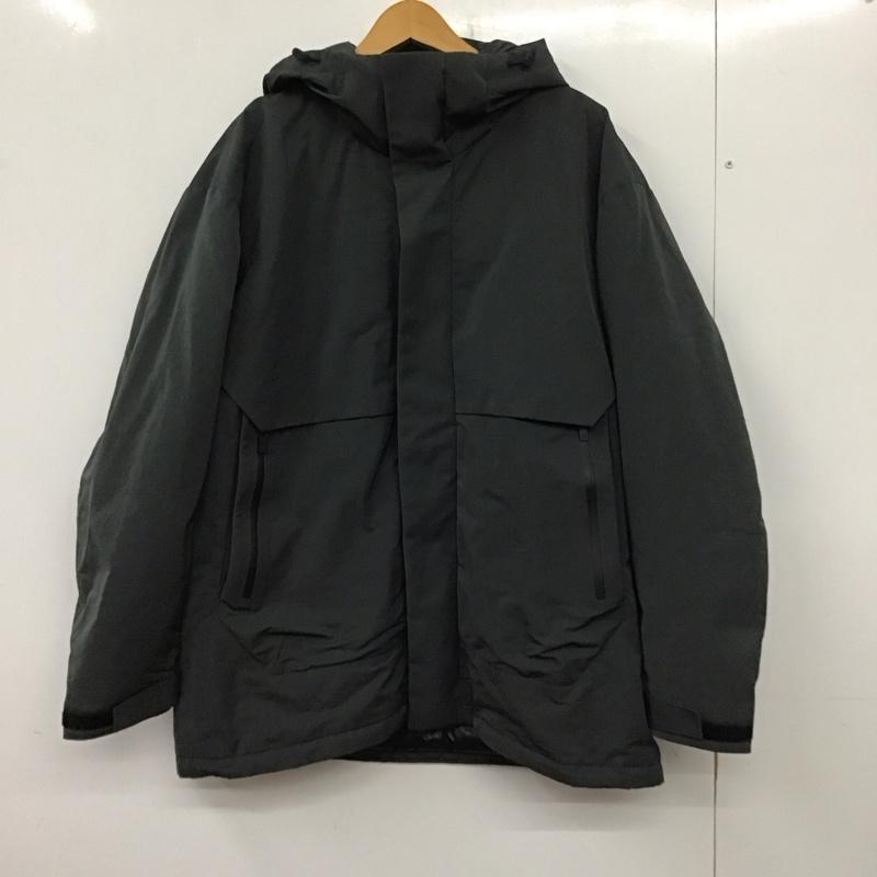 ユニクロ UNIQLO ジャケット、上着 ジャケット、ブレザー 311-477953 ハイブリッドダウンオーバーサイズパーカ ジップアップジャケット XL 無地 黒 / ブラック /  メンズ USED 古着 中古 10138226