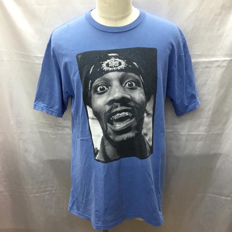 シュプリーム Supreme Tシャツ 半袖 2005AW DavidCorio RZATee 半袖カットソー プリントTシャツ L プリント 青 / ブルー /  メンズ USED 古着 中古 10113563