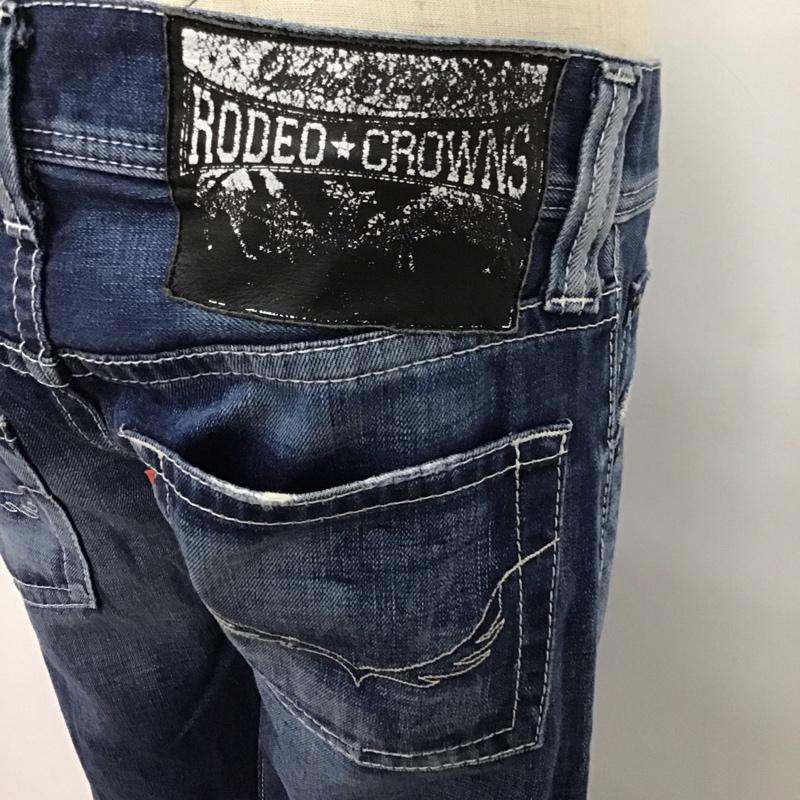 ロデオクラウンズ Rodeo Crowns パンツ デニム、ジーンズ R1AC1-1086-51 無地 青 / ブルー /  レディース USED 古着 中古 10117363