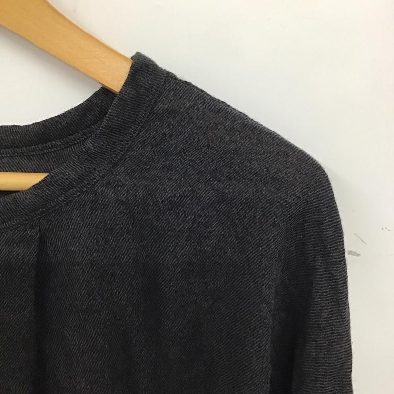 スタディオクリップ studio CLIP シャツ、ブラウス 長袖 FREE 無地 黒 / ブラック /  レディース USED 古着 中古 10136652