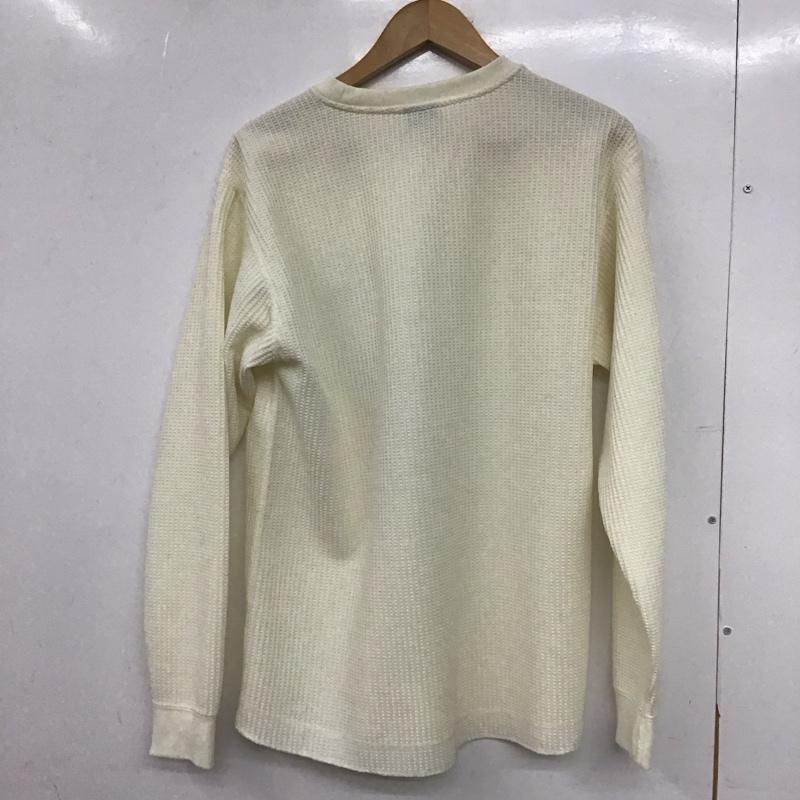 ジープ Jeep カットソー 長袖 JP171135C10 Tシャツ 長袖サーマルニット プルオーバー M 無地 オフホワイト / オフホワイト /  メンズ USED 古着 中古 10148285