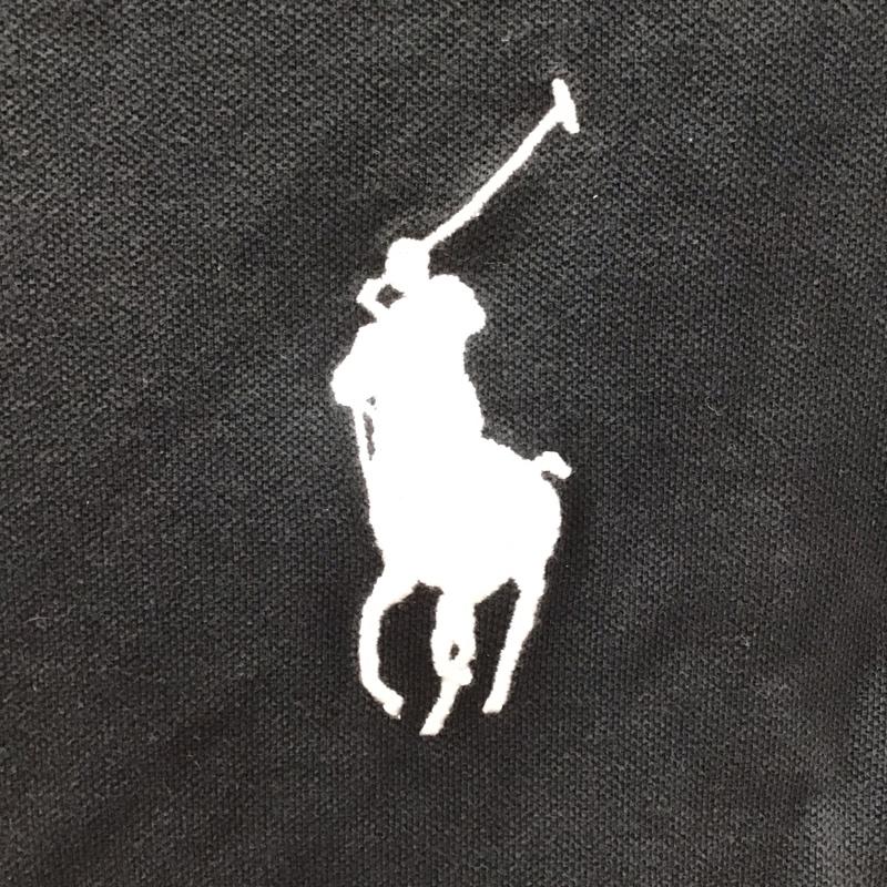 ポロバイラルフローレン Polo by RALPH LAUREN Tシャツ 半袖 120cm 刺繍 黒 / ブラック /  ガールズ USED 古着 中古 10116790