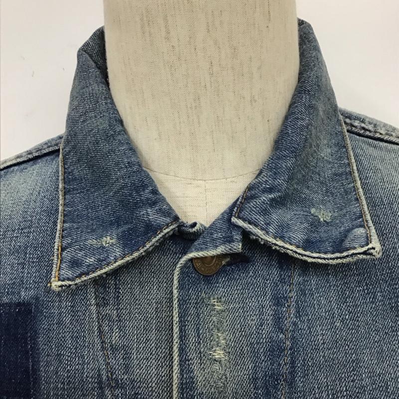 リーバイストラウスアンドコー Levi Strauss & co. ジャケット、上着 ジャケット、ブレザー Gジャン デニムジャケット カラージャケット アウター 44 無地 インディゴ / インディゴ /  メンズ USED 古着 中古 10108050