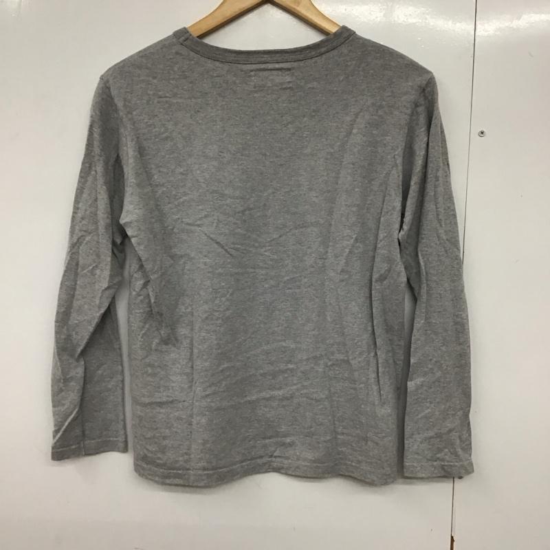 ピンクハウス PINK HOUSE Tシャツ 長袖 M 無地 X ロゴ、文字 灰 / グレー /  レディース USED 古着 中古 10143379