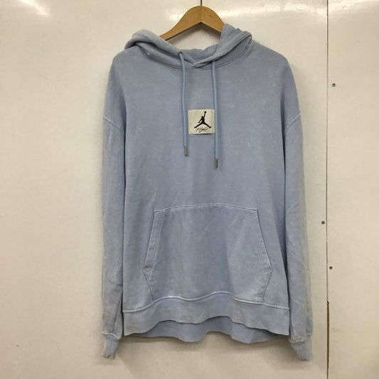 エアジョーダン AIR JORDAN パーカー 長袖 dr3088-411 長袖パーカー プルオーバーパーカー スウェット XXL プリント 水色 / ライトブルー /  メンズ USED 古着 中古 10132103