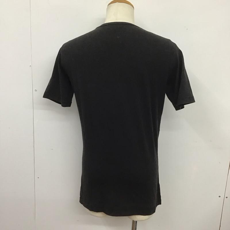 ディーゼル DIESEL Tシャツ 半袖 半袖カットソー プリントTシャツ クルーネックカットソー M プリント 黒 / ブラック /  メンズ USED 古着 中古 10126234